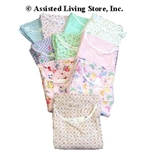 Flannel Designer Ladies Hospital Gown (Each)