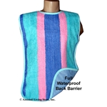 Adult Bib Stripe Full Vinyl Back Barrier