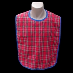 Poly Cotton Adult Bib Red