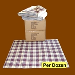 Underpad Plaid Reusable Bed Pad