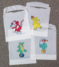 Kids Critters Disposable Bibs (Per Case)