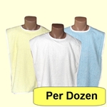 Adult Bibs Terry Cloth Blended Premium (Per Dozen) 