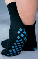 High Top Ankle Gripper Slipper Socks (per 3)