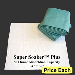 Underpad Reusable Super Soaker™ Plus 50 Ounce 34