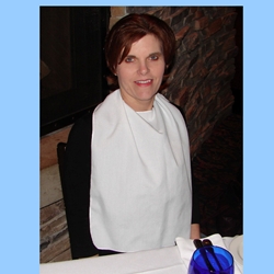 Self Tie Napkin Adult Bib Spun Polyester