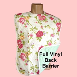 Adult Bib Quilted with Vinyl Barrier