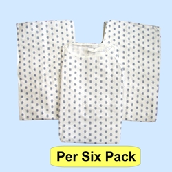 Hospital Exam Gown Tie Back (Per Six)