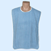 100% Blue Cotton Terry Cloth Adult Bibs (Per Dozen)
