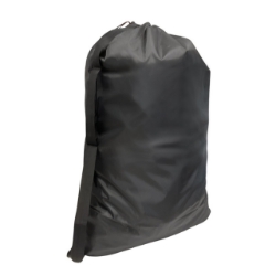 24"x36" Medium Carry Strap Laundry Bag  - Custom Printing Available - LB2436P-BLACK-STRAP