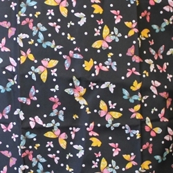 Adult Bib Butterfly Design Waterproof Back (each)
