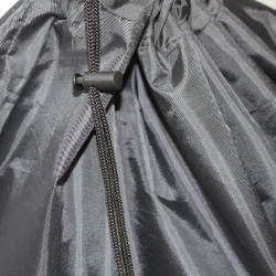 Black 24" x 36" Polyester Laundry Bag (each)