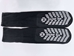 Sticker Sox Black Oversized Non Skid Socks (Bariatric)