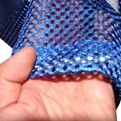 Blue Mesh Net Draw String Laundry Bags 24