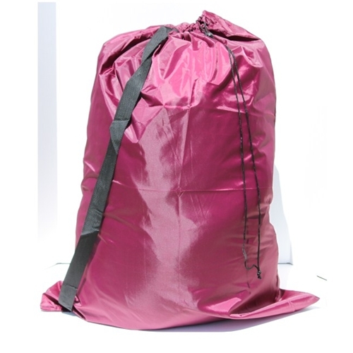 Burgundy Laundry Bag with Carry Strap 30"x40" (each)