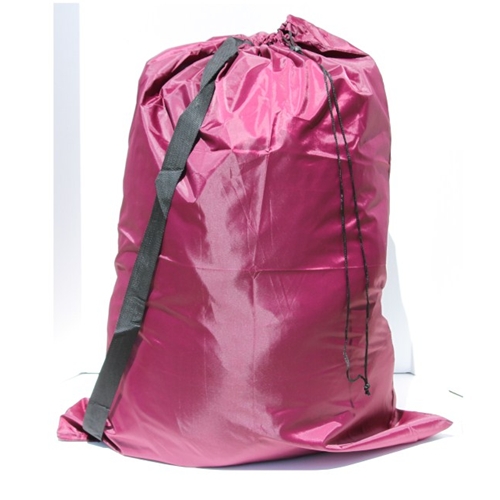 Burgundy Laundry Bag with Carry Strap 30"x40" (each)