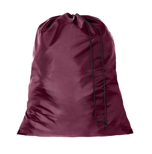 Non Washable Laundry Bags Burgundy  - Small 22"x28" waterproof laundry bag, laundry bag,dorm room laundry bag,laundry bags,laundry services,commercial laundry bags,discount laundry bags