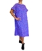 Front View of Blue Designer Ladies Gown