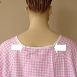 Designer Ladies Hospital Gown Two Snaps in the Back