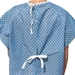 Economy Straight Tie Back Patient Gown (Each)