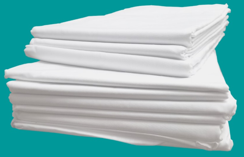 Bulk Priced Standard Size White Pillowcases 130 Threadcount