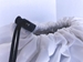 Toggle Closure on our White Canvas Laundry Bag