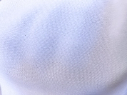Close up of the fabric on our white canvas laundry bag 30x40