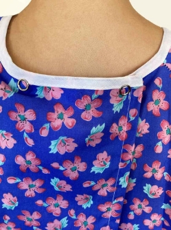 Irregular On Sale Poly/Cotton Ladies Floral Hospital Gowns - 2201-S/M-Irr