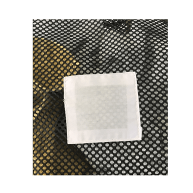 Irregular Zipper Mesh Laundry Bags - LBBLACK2436Z-IRR