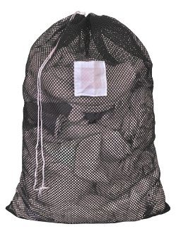 Large Mesh Laundry Bag 30"x40"- Custom Printing Available - Drawstring - LBAG3040D