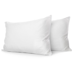 Queen hotel pillows, pillows with microgel, firm pillows, siliconized fiberfill, economy pillow