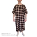 Plaid Flannel Hospital Gowns Extra Long