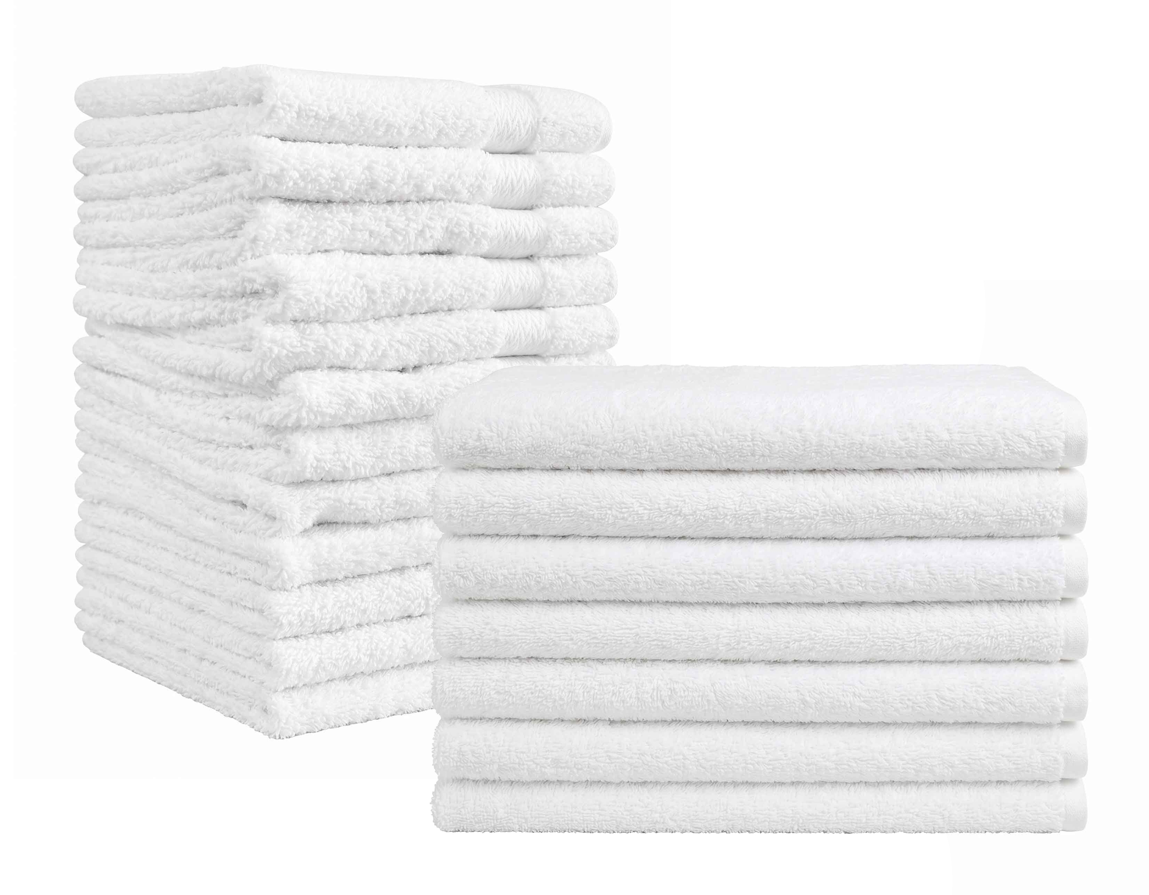 Premium Plus Cotton Washcloths, Hand and Bath Towels and Bath Mats-per dozen washcloths, white towels, premium towels and washcloths, hotel towels, cotton towels, cotton washcloths