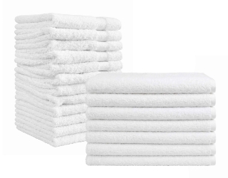 Premium Plus Cotton Washcloths, Hand and Bath Towels and Bath Mats-per dozen washcloths, white towels, premium towels and washcloths, hotel towels, cotton towels, cotton washcloths