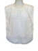 Front View of our Plain White Washable Adult Bib 18" x 30"
