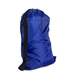 Medium Royal Blue Polyester Laundry Bag with Black Shoulder Strap