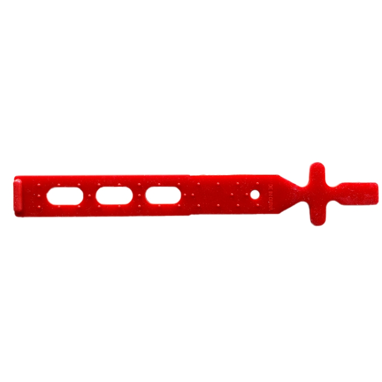 Three Hole Red Rubber Closure for Mesh Laundry Bags