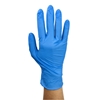 Safe Touch Blue Nitrile Gloves (Box of 100) Disposable Gloves, Medical Gloves, Blue Nitrile Gloves, Powder Free Gloves, 