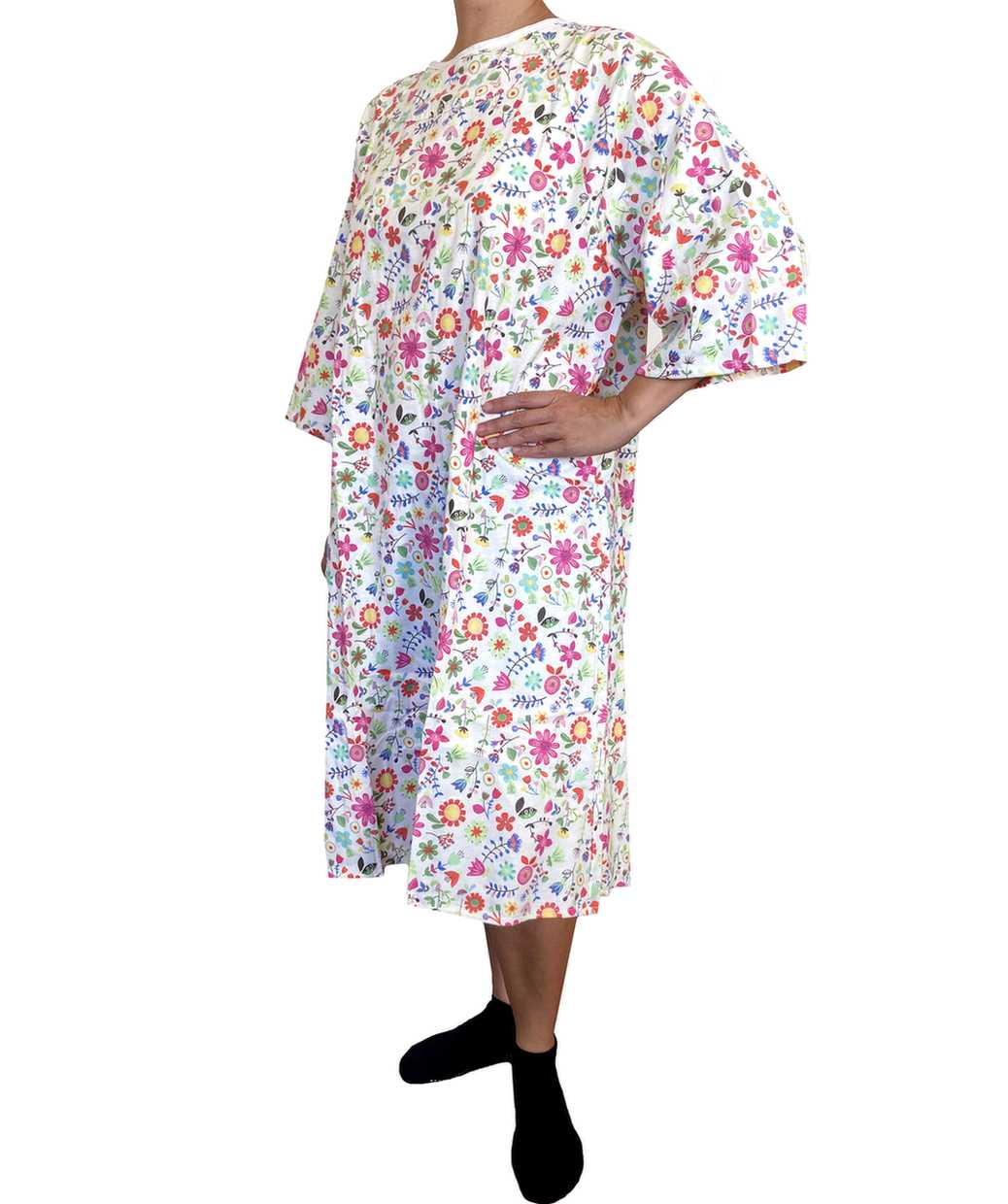 Hospital gown back manufacturer-hospital robes suppliers - Cnpajama