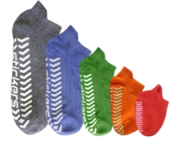 Blue Medium Hospital or Trampoline Non Slip Socks