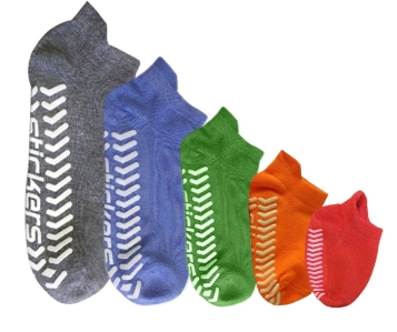 Blue Medium Hospital or Trampoline Non Slip Socks