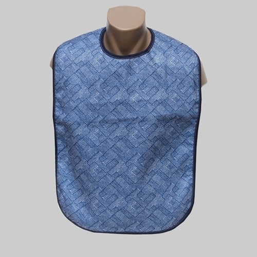 Super Soaker Azure Adult Bib Waterproof Back (each)