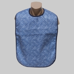 Super Soaker Azure Adult Bib Waterproof Back (each)