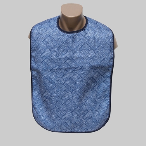 Super Soaker Azure Adult Bib Waterproof Back (each)