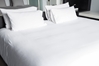 T250 Hotel Bed Sheets Flat or Fitted White Sheets -per dozen 