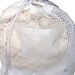 White Mesh Net Draw String Laundry Bags 24" x 36"