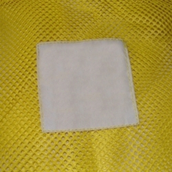 Yellow Mesh Net Draw String Laundry Bags 18" x 24"