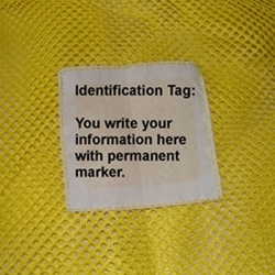 Zipper Yellow Mesh Net Laundry Bags 24 x 36