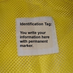 Yellow Mesh Net Draw String Laundry Bags 24" x 36"