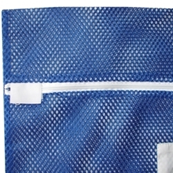 Zipper Blue Mesh Net Laundry Bags 18" x 24"