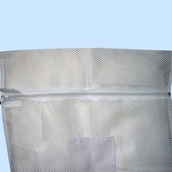 Zipper White Mesh Net Laundry Bags 24" x 36"